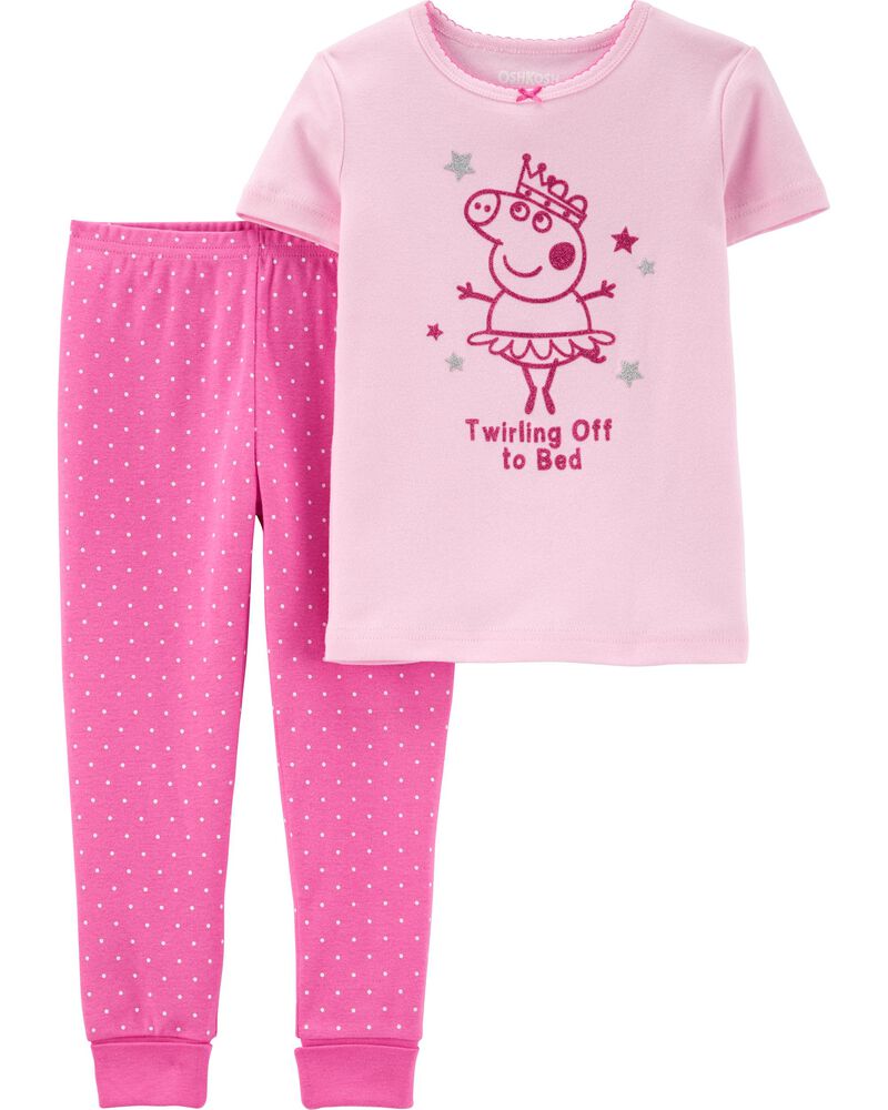2 Piece Peppa Pig 100 Snug Fit Cotton Pjs Carters Com
