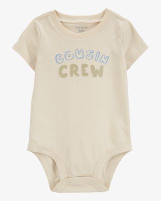 Product image 1 of Baby Cousin Crew Short-Sleeve Bodysuit - Ivory