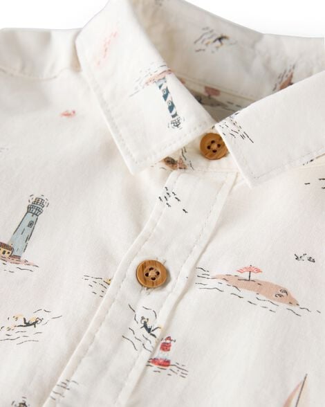 Product image 4 of Toddler 2-Piece Set Made with Organic Cotton in Coastal Vacation Print