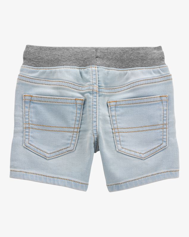 Product image 2 of Baby Pull-On Denim Short - Light Blue Wash