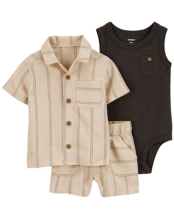 Baby 3-Piece LENZING™ ECOVERO™ Outfit Set