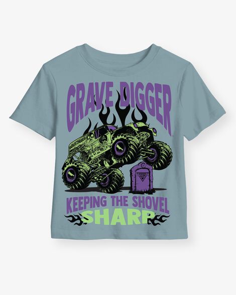  Product image 1 of Toddler Monster Jam™ Grave Digger Short-Sleeve Graphic Tee - Blue