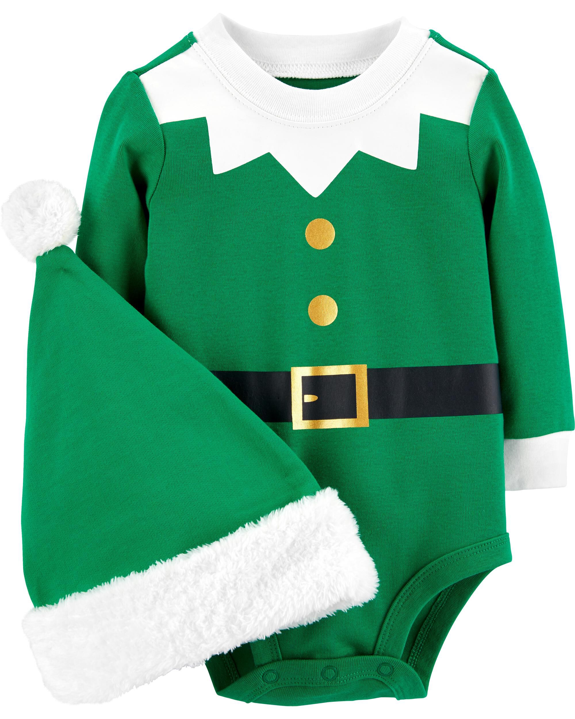 carters elf pajamas