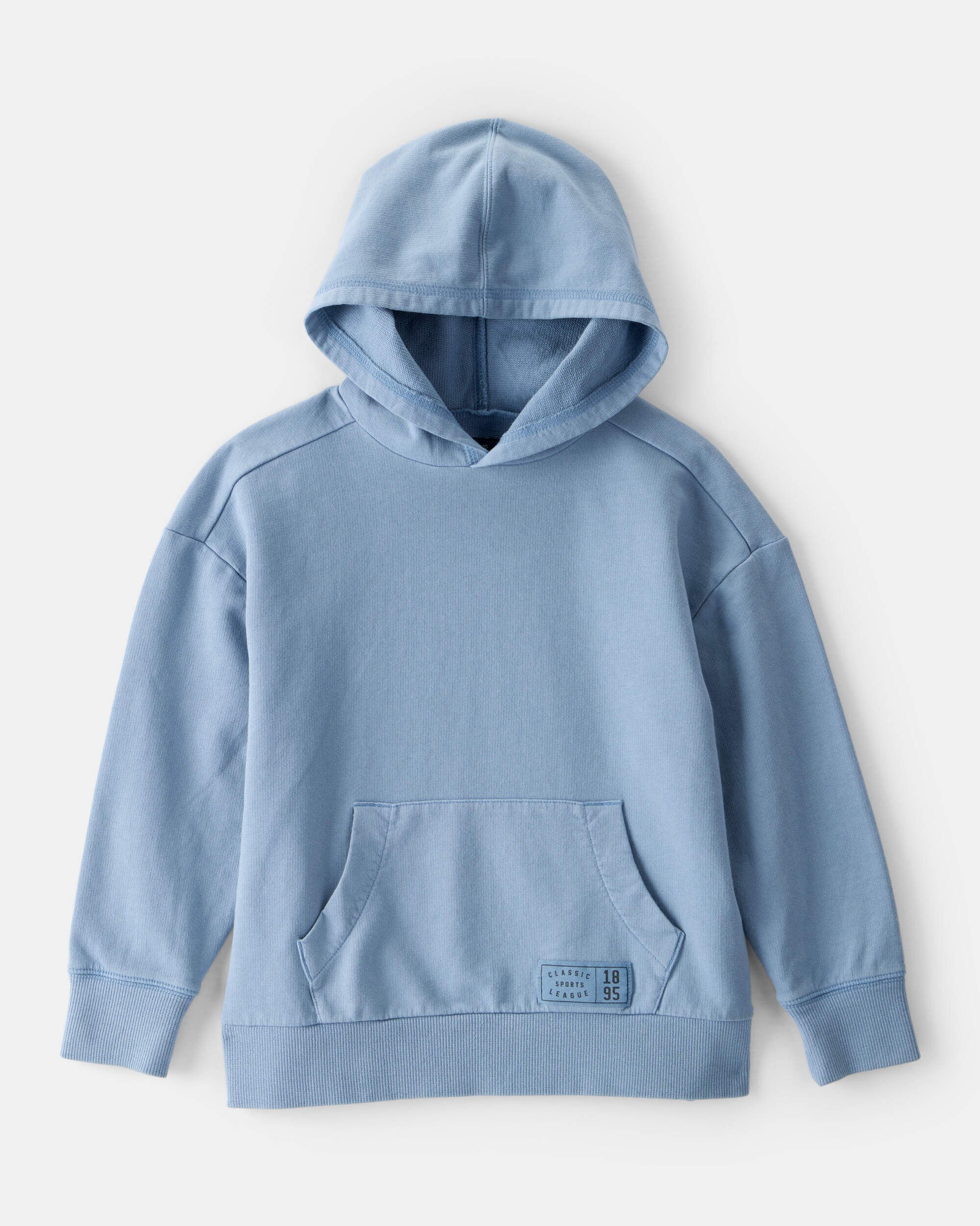 Boys French Terry Hoodie - Blue
