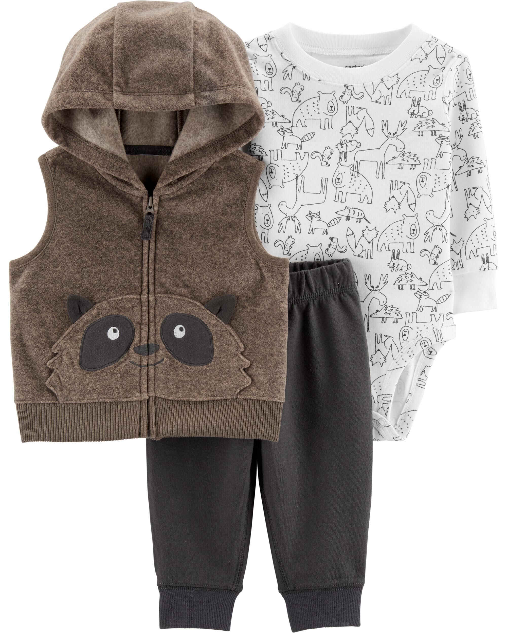carter's raccoon outfit