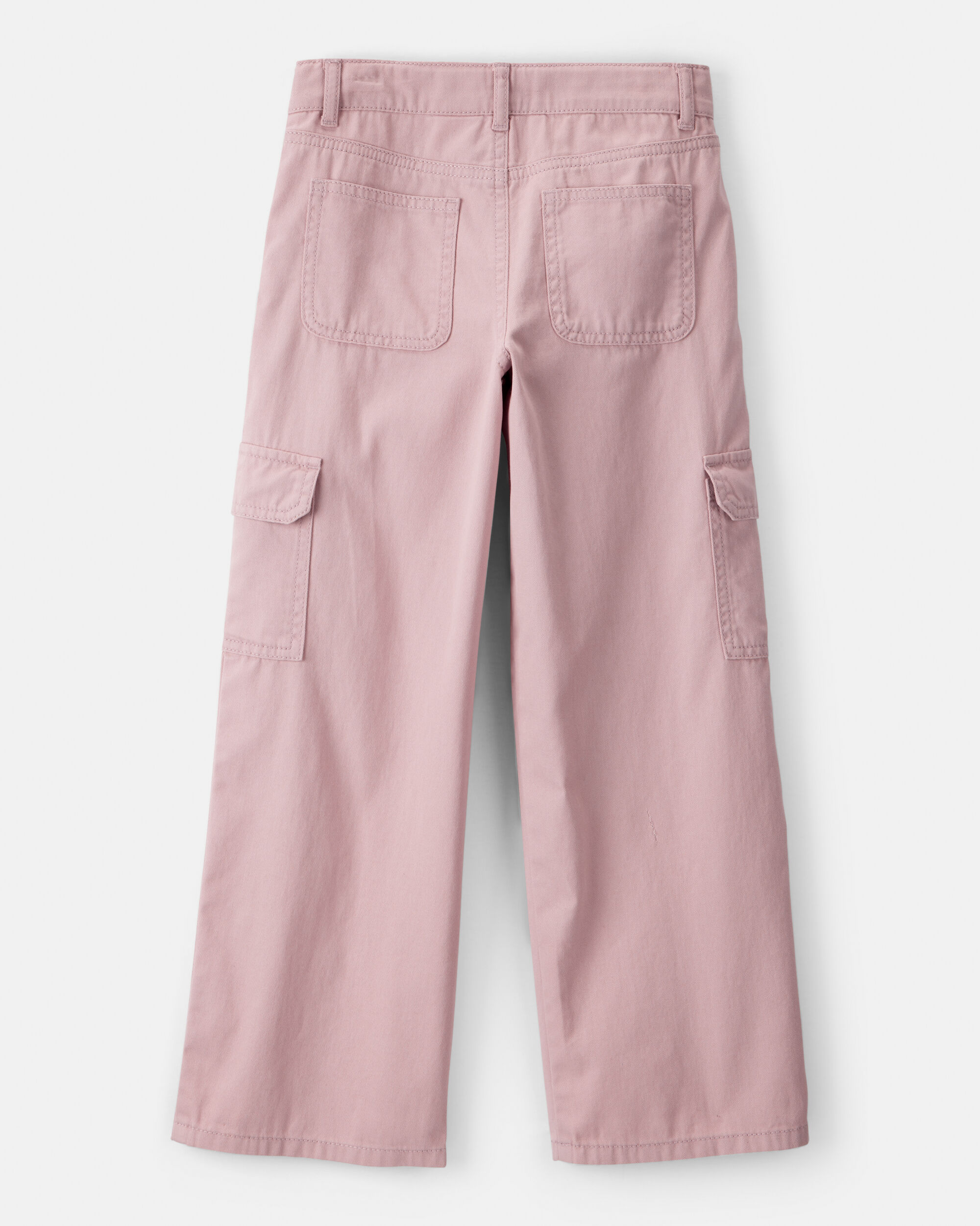 Girls Cotton Wide-Leg Pants - Pink - OshKosh | Carter's