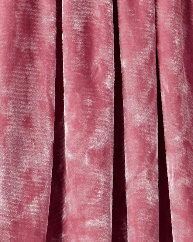 Product image 2 of Girls Velour Skater Skirt - Pink