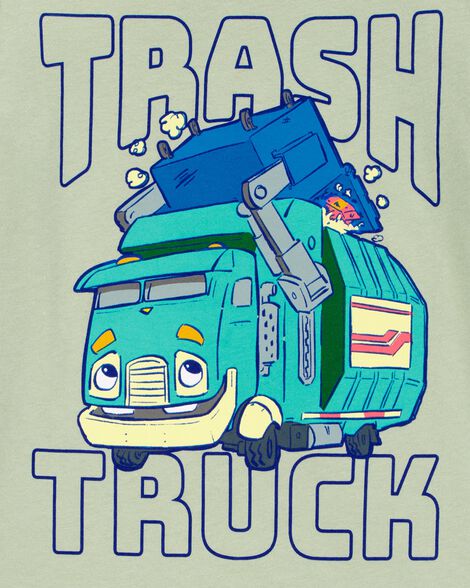 Product image 3 of Toddler Trash Truck™ Short-Sleeve Graphic Tee - Green
