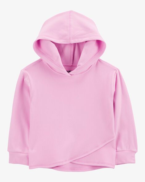 Product image 1 of Baby Criss Cross Fleece Hoodie - Pink