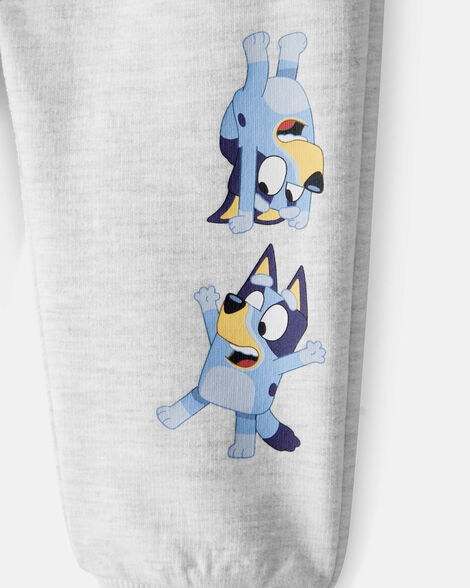 Product image 3 of Baby Boy Bluey French Terry Drawstring Joggers - Grey