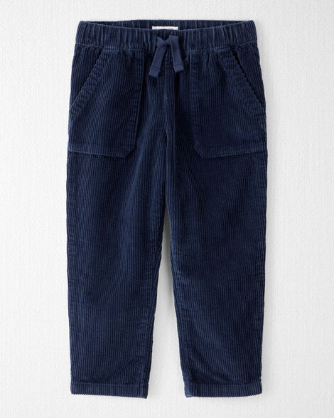 Toddler Organic Cotton Corduroy Drawstring Pants