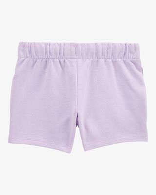 Product image 2 of Toddler Pull-On French Terry Shorts - Purple