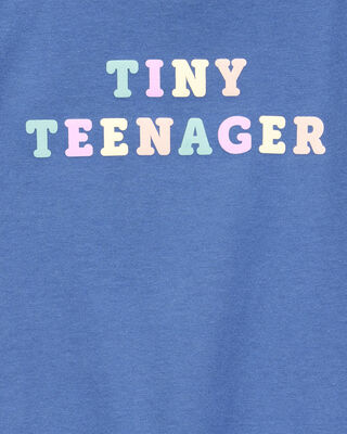 Product image 2 of Toddler Tiny Teenager Short-Sleeve Graphic Tee - Blue