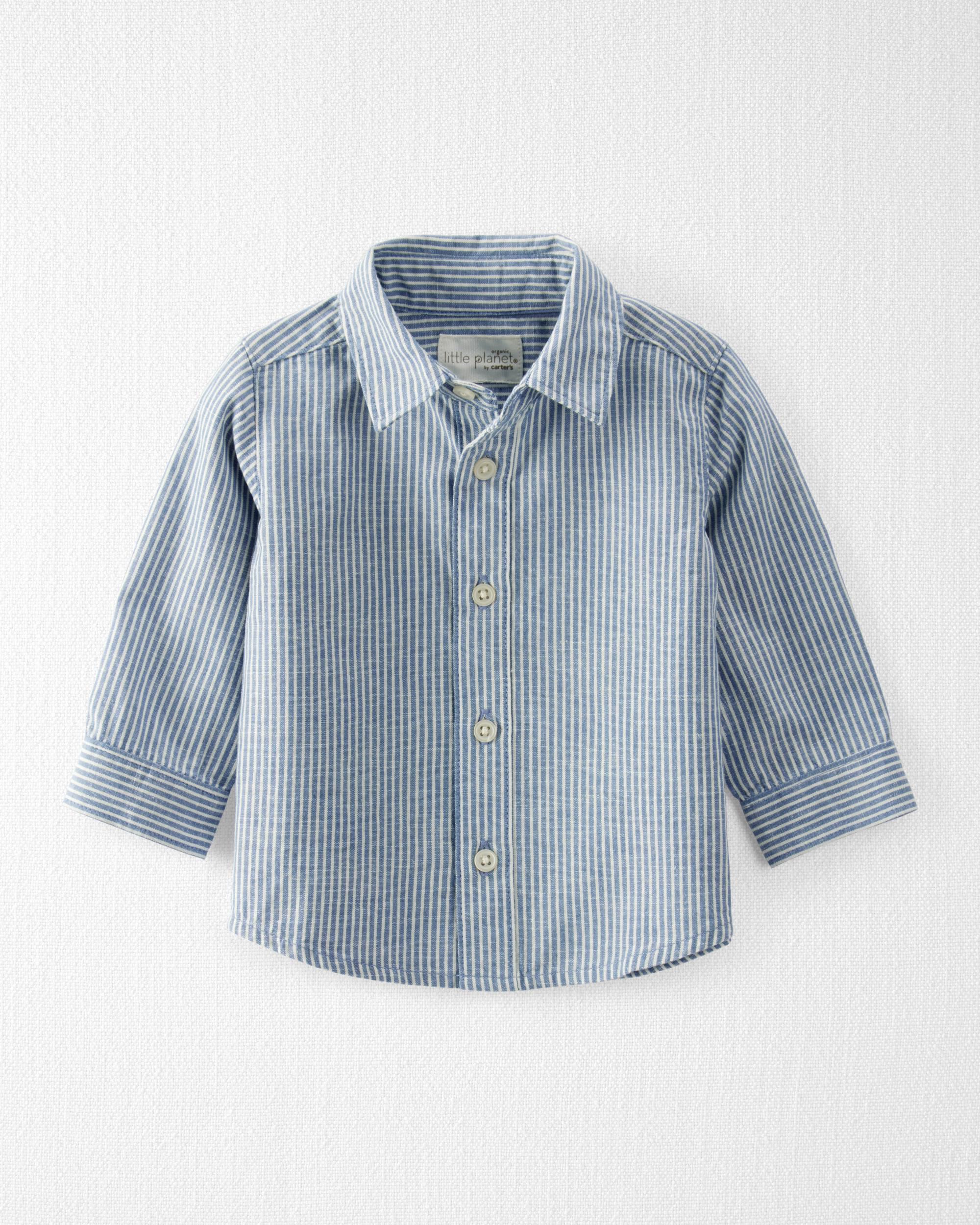 マスオ　　 　COTTON LINEN GINGHAM SHIRT LUW22S003_LTBLUE_Linen_CUFF_16