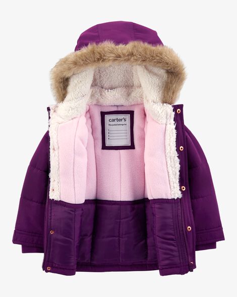 Product image 2 of Toddler Faux Fur Hooded Parka