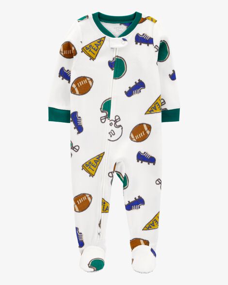  Product image 1 of Baby 1-Piece Sport Fleece Footie Pajamas