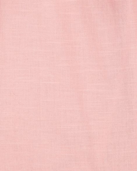 Toddler 2-Piece Button-Down Tank & Pull-On Pant Set - Pink