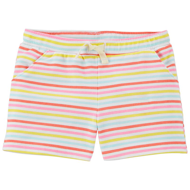 Multi Baby Striped Pull-On Shorts | carters.com