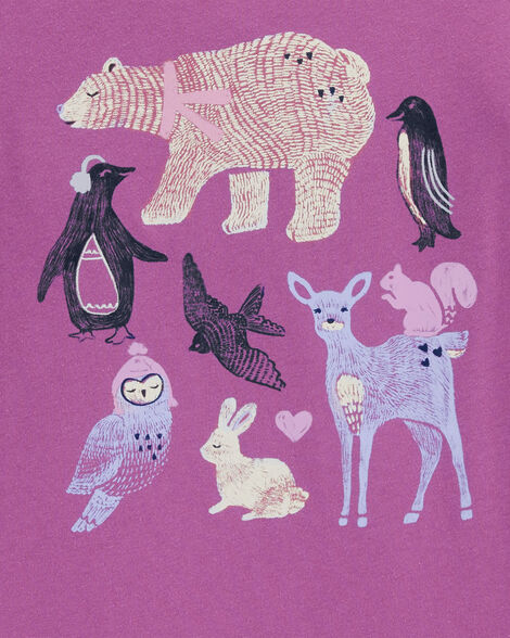 Product image 2 of Kid Arctic Animals Long-Sleeve Graphic Tee