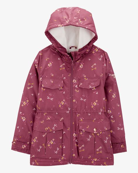  Product image 1 of Kid Dragonfly Print Fleece-Lined Midweight Jacket
