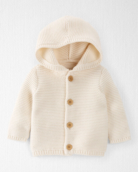  Product image 1 of Baby Organic Cotton Signature Stitch Cardigan
