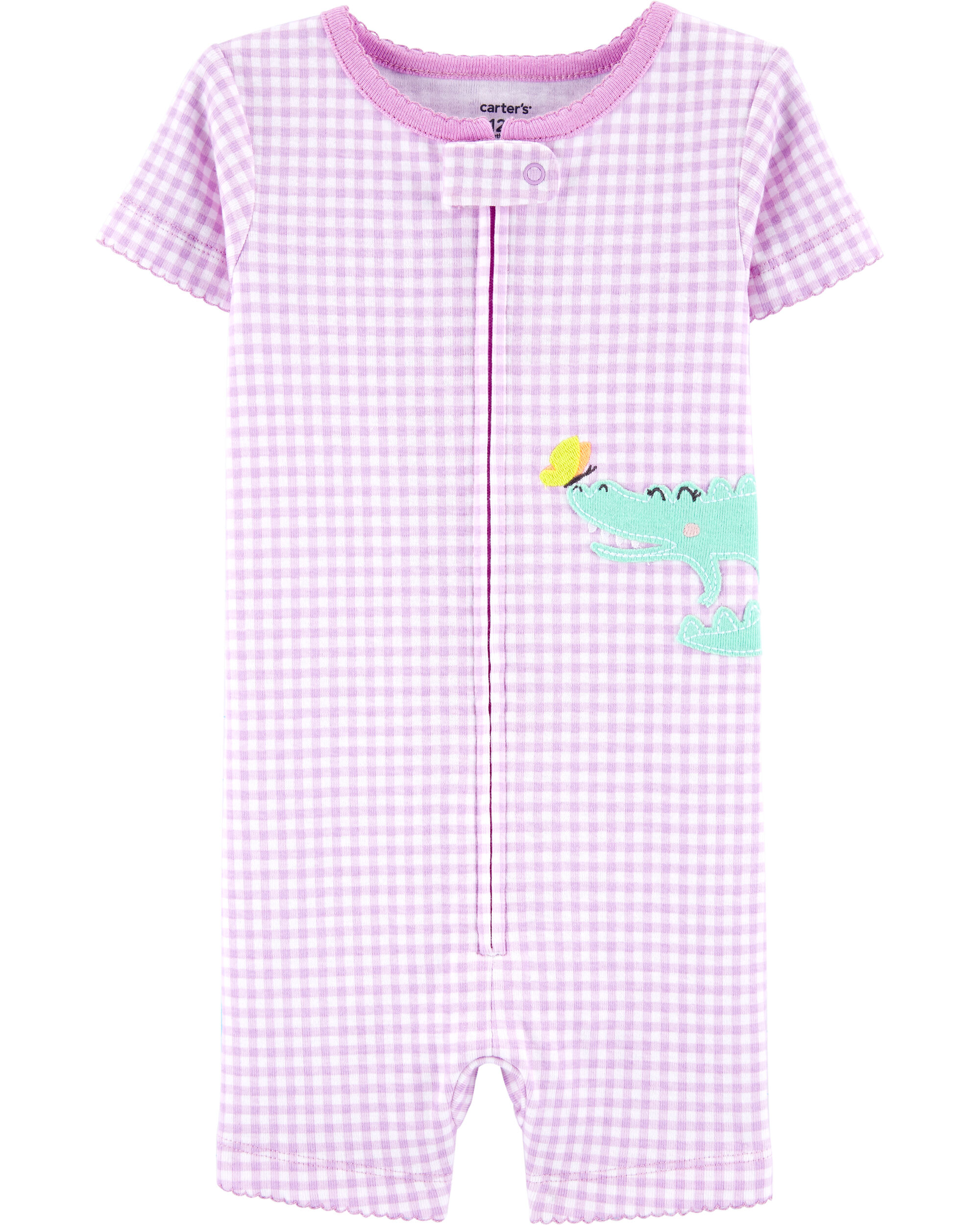 carter's alligator romper