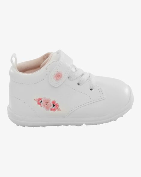  Product image 2 of  Every Step® First Walker Floral High-Top Sneakers - White
