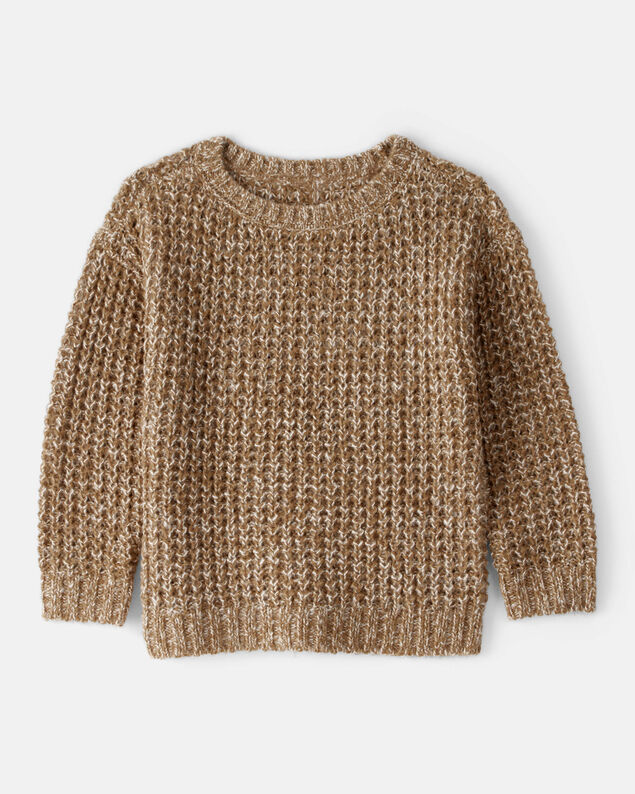 Product image 1 of Toddler Boy Textured Sweater - Khaki