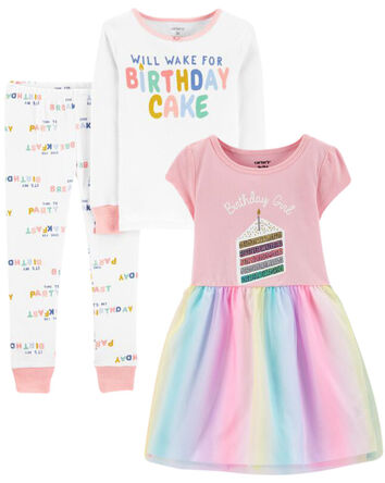 Birthday Clothes Kid Girl Pajamas Carter S Free Shipping