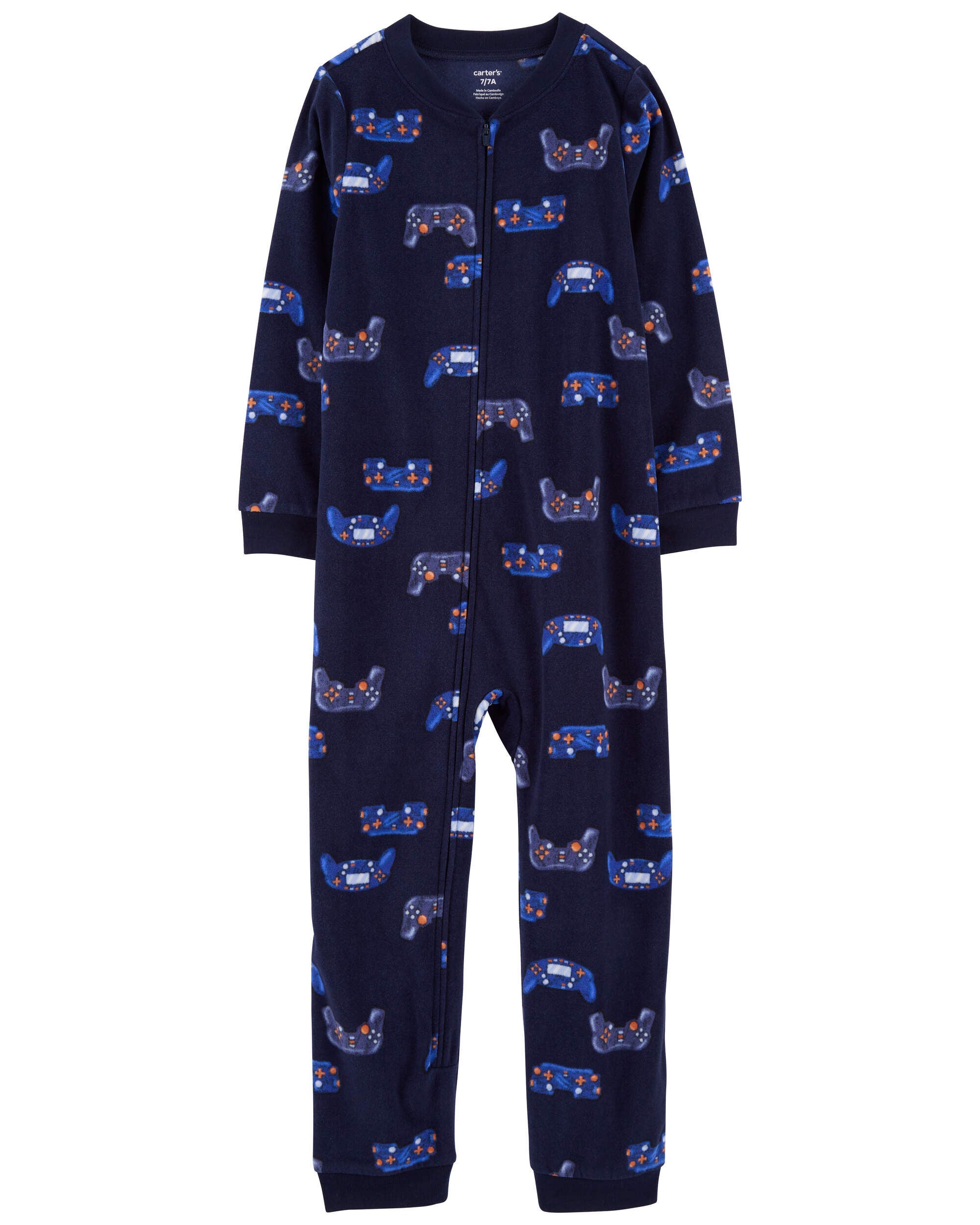 Fleece footless pajamas 2t best sale