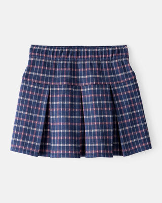 Product image 1 of Kid Plaid Pleated Pull-On Skort