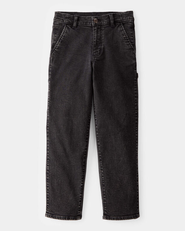 Product image 1 of Kid Baggy Iconic Denim Cargo Pants - Black Wash