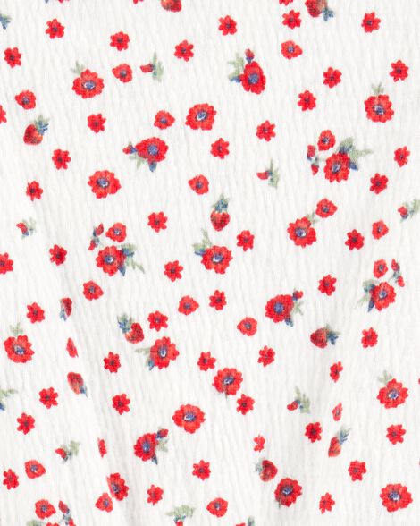  Product image 3 of Kid Floral Print Romper - Ivory