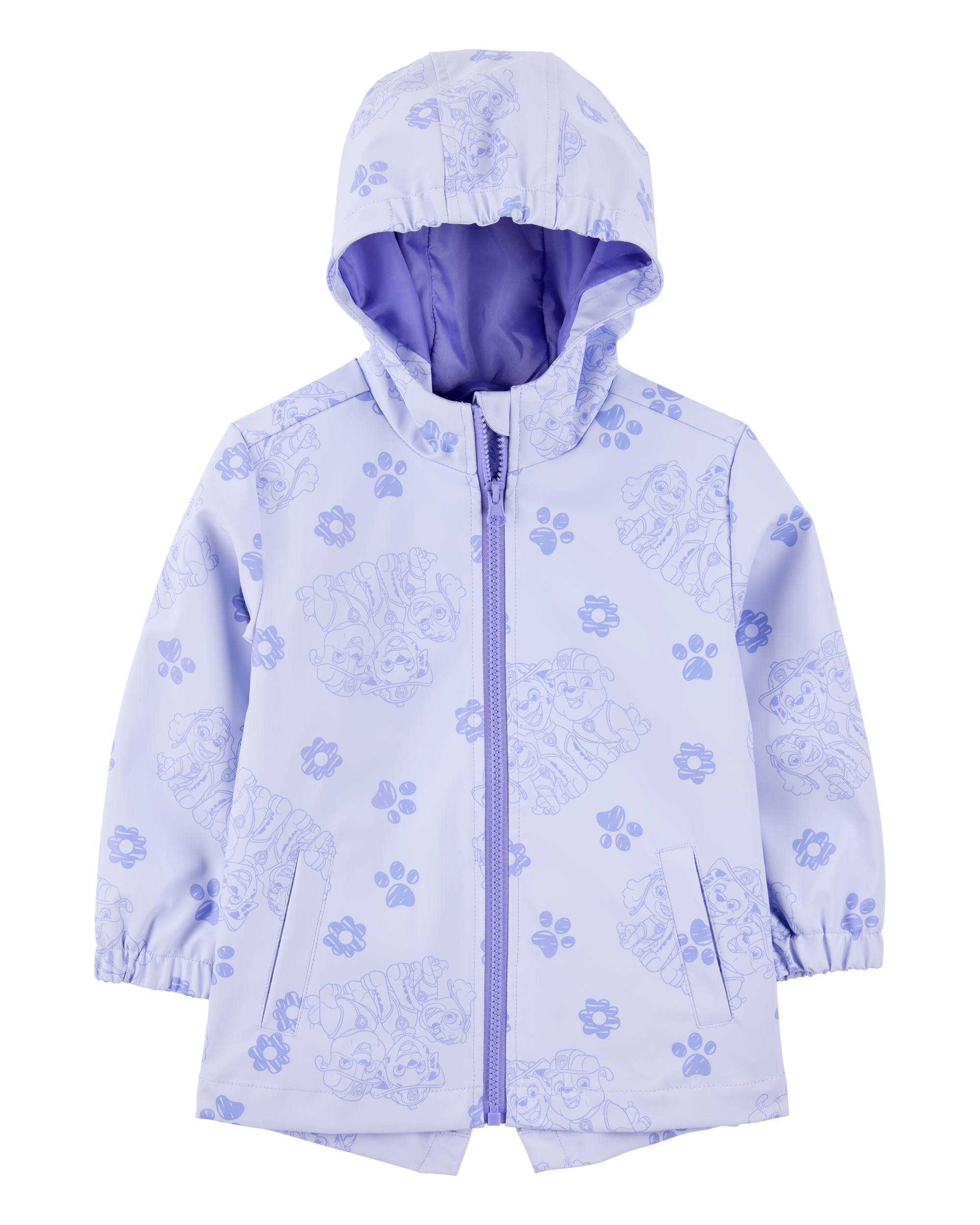 Toddler Girl PAW Patrol Rain Jacket - Purple