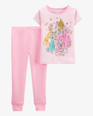 Product image 1 of Toddler 2-Piece Disney Princess 100% Snug Fit Cotton Pajamas