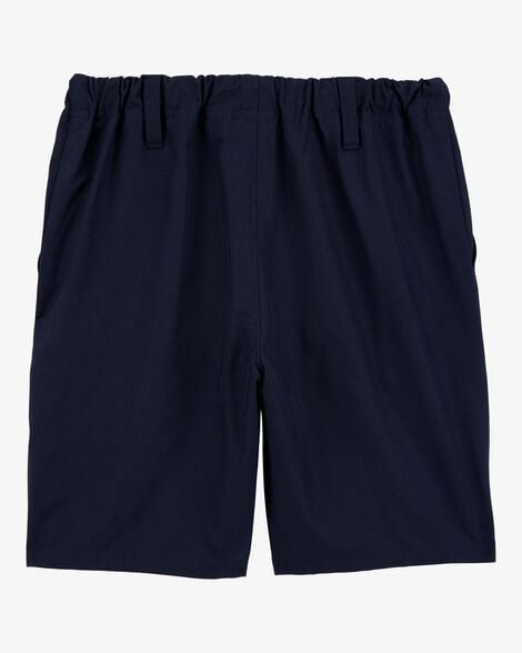  Product image 3 of Kid 3-Pack Active Pull-On Uniform Shorts - Navy
