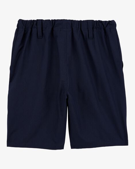 Product image 3 of Kid 3-Pack Active Pull-On Uniform Shorts - Navy
