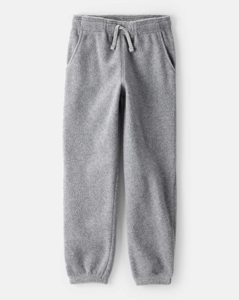 boys fleece joggers - grey