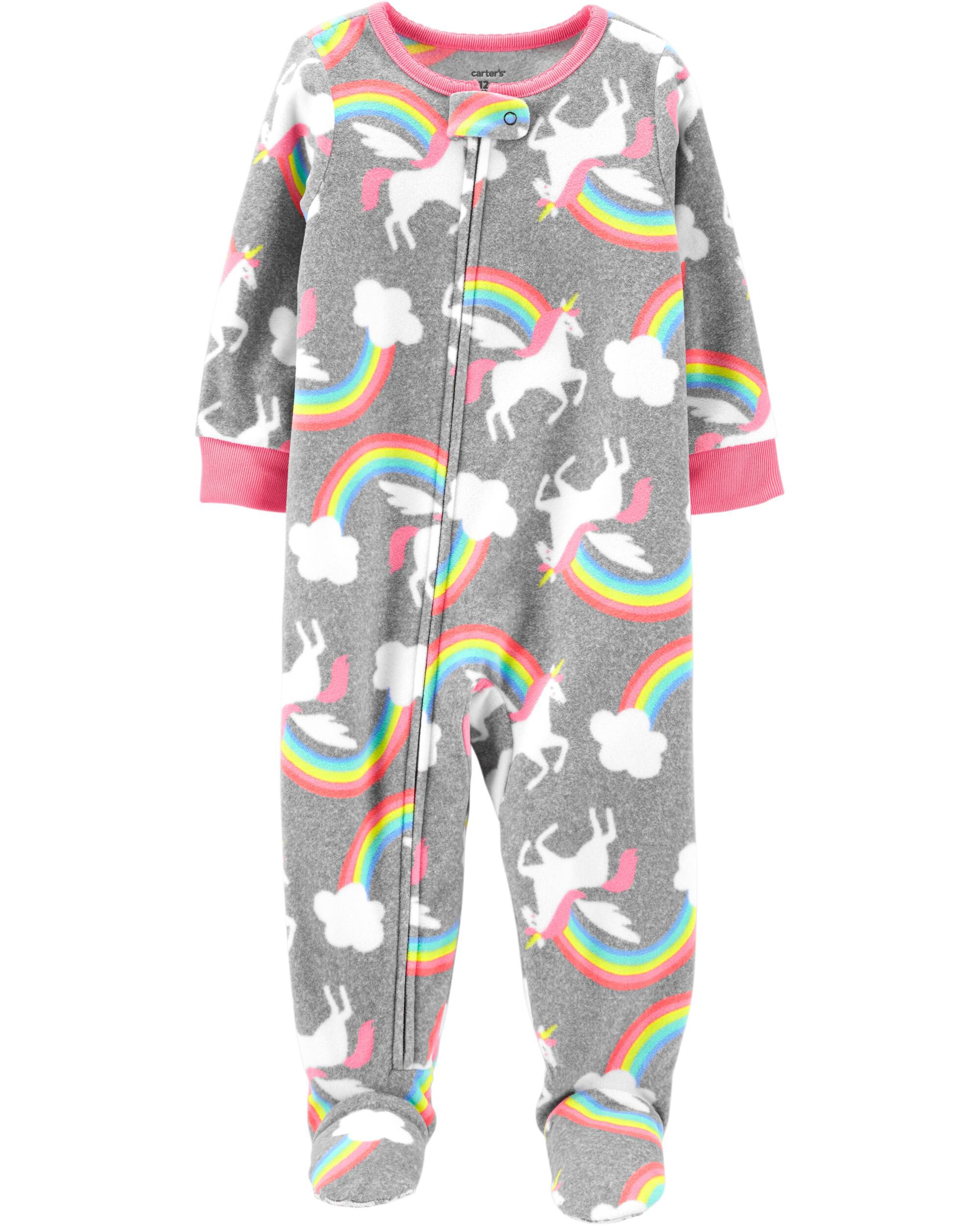 rainbow footie pajamas