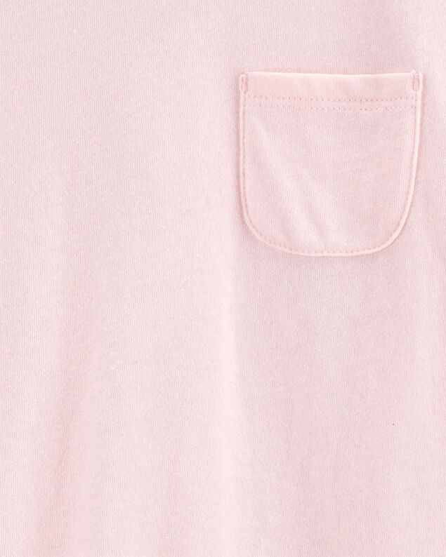 Product image 2 of Kid Solid Short-Sleeve Fashion Top - Pink