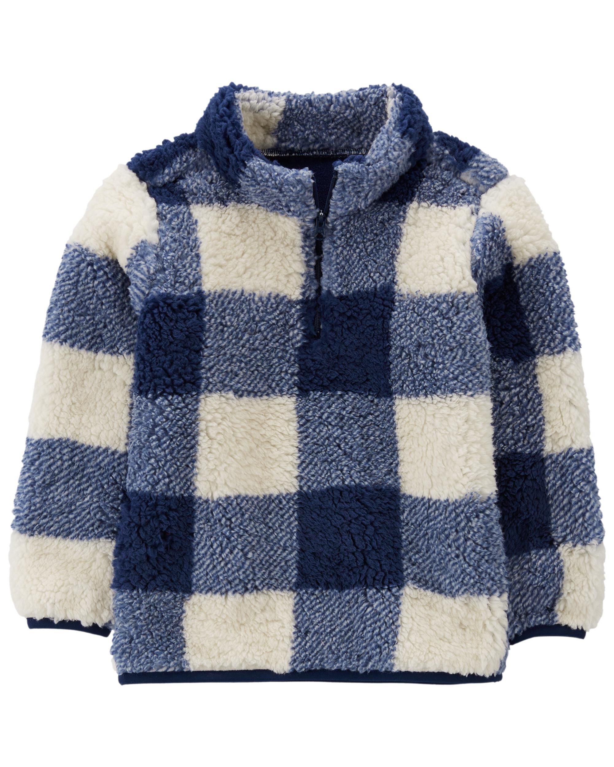 Toddler Plaid Fleece Jacket