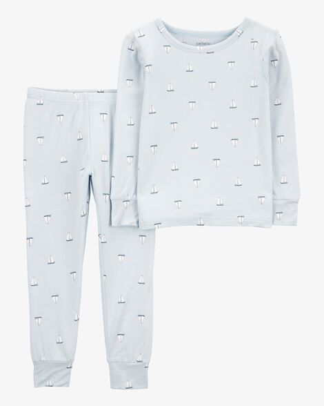 Product image 1 of Toddler 2-Piece Sailboat PurelySoft Pajamas