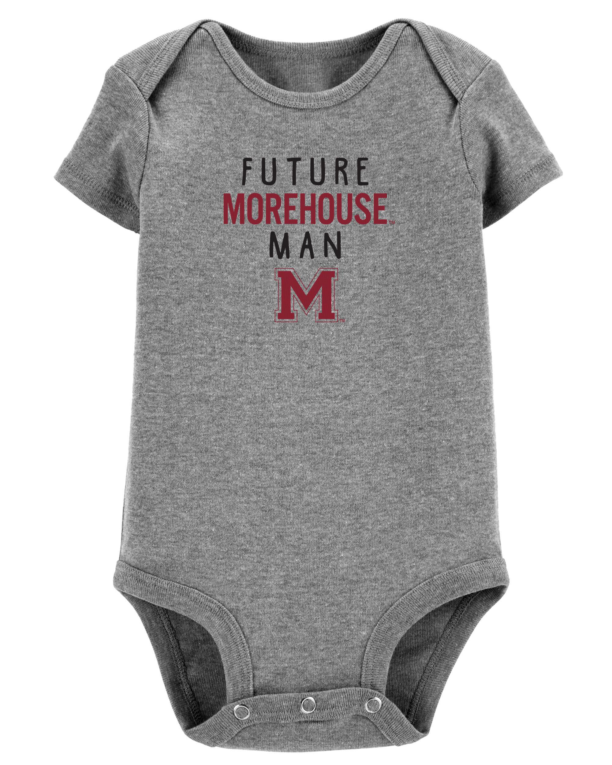 Morehouse College Tigers Baby Bodysuit by Creative Knitwear 