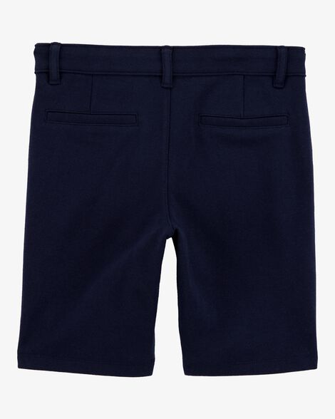 Product image 3 of Kid 2-Pack Ponte Knit Uniform Pants - Navy