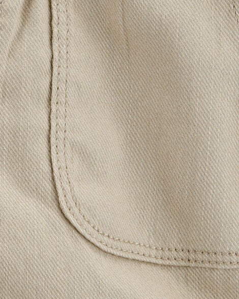  Product image 3 of Toddler Pull-On Twill Shorts - Khaki