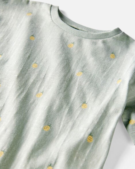 Product image 2 of Toddler Organic Cotton Pineapple-Print Tee