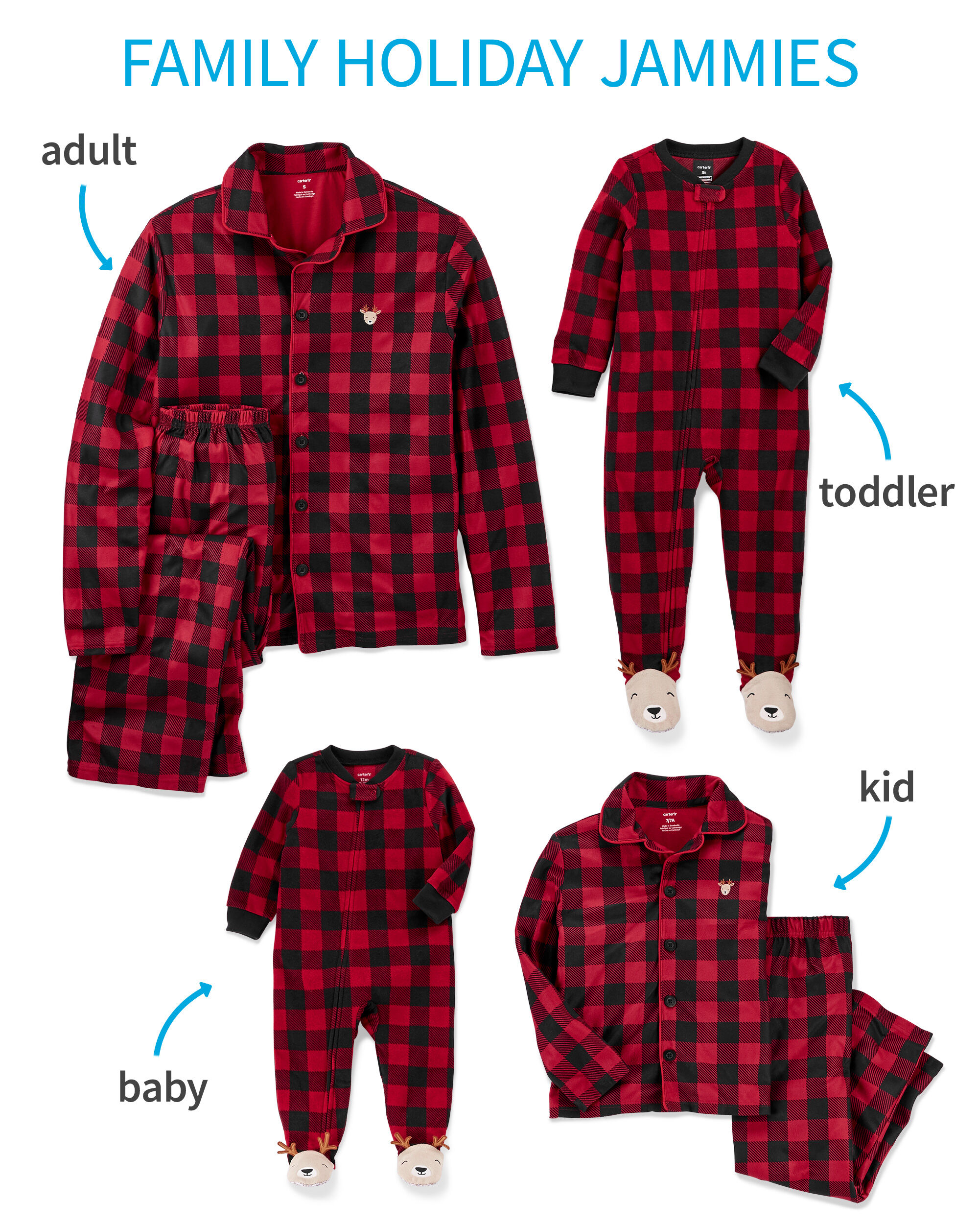 Carters family pajamas clearance