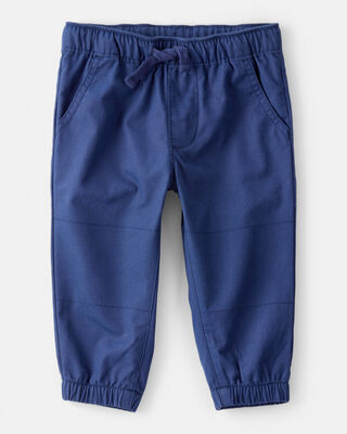 Product image 1 of Baby Boy Cotton Pull-On Fashion Pants - Navy