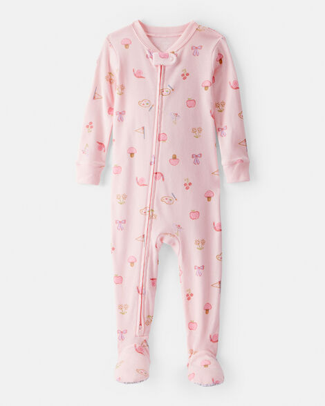 Pink Long Sleeve Pajamas