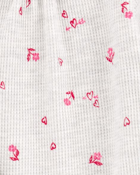  Product image 3 of Baby 2-Piece Floral Valentine's Day Bodysuit Pant Set